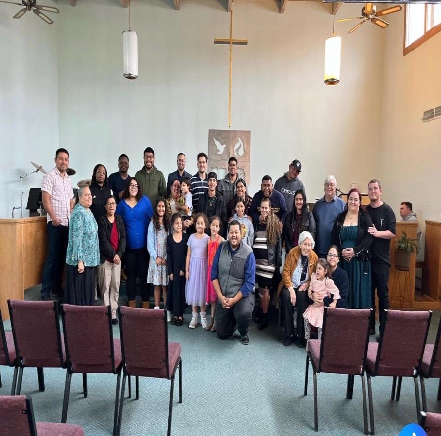 The Refine Church congregation gathered together